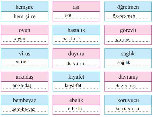 2. Sınıf Türkçe Ders Kitabı Cevapları Sayfa 203 Bilim ve Kültür Yayınları (İlk Yardım)