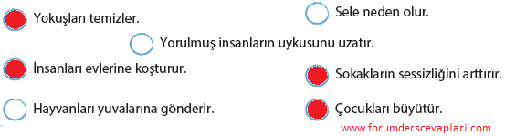 4. Sınıf Türkçe Ders Kitabı Cevapları Sayfa 157 KOZA Yayınları (Yağmur)