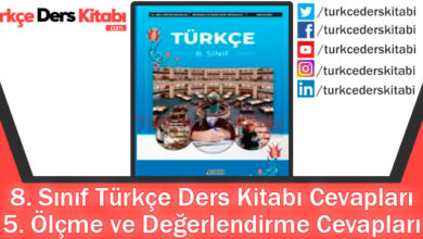 5. Ölçme ve Değerlendirme Cevapları (8. Sınıf Türkçe Ferman)