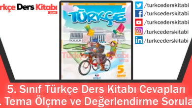 6. Tema Ölçme ve Değerlendirme Soruları Cevapları (5.Sınıf Türkçe KOZA)