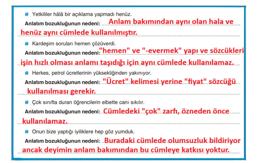 7. Sınıf Türkçe Ders Kitabı Cevapları Sayfa 142 Dörtel Yayıncılık (Kefil)
