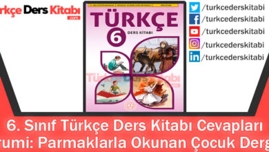 Terumi Parmaklarla Okunan Çocuk Dergisi Metni Cevapları (6. Sınıf Türkçe MEB)