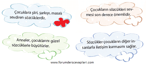 4. Sınıf Türkçe Ders Kitabı Cevapları Sayfa 218 KOZA Yayınları (Sözcükler)