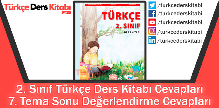 7. Tema Sonu Değerlendirme Cevapları (2. Sınıf Türkçe MEB)