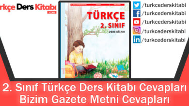 Bizim Gazete Metni Cevapları (2. Sınıf Türkçe MEB)