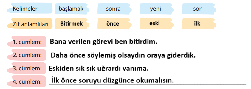 5. Sınıf Türkçe Ders Kitabı Sayfa 231 Cevapları KOZA Yayınları