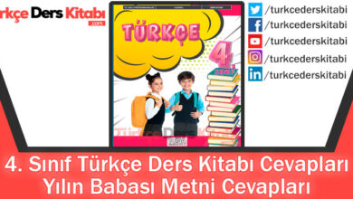 Yılın Babası Metni Cevapları (4. Sınıf Türkçe TUNA)